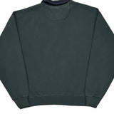 Made In USA Russell Athletic Collared Zip Up - Large Green Cotton