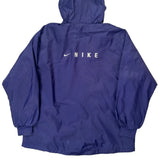 Nike Windbreaker - Large Purple Polyester
