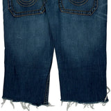 True Religion Denim Shorts - 30W US 4 Blue Denim