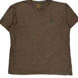 Polo By Ralph Lauren T-Shirt - Medium Brown Cotton