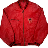 Unbranded Leather Jacket - 2XL Red Leather
