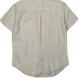 Tommy Hilfiger Short Sleeve Shirt - Medium Cream Linen