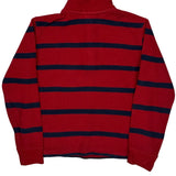 Age 6 Polo By Ralph Lauren Striped 1/4 Zip - XS Red Cotton