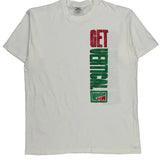 Single Stitch Mountain Dew Fruit Of The Loom T-Shirt - XL Green Cotton