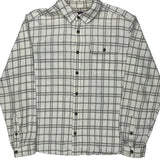 Patagonia Checked Shirt - Large Gray Cotton