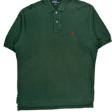 Polo By Ralph Lauren Polo Shirt - Large Green Cotton