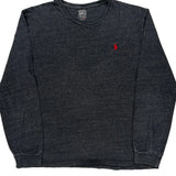 Polo By Ralph Lauren Long Sleeve T-Shirt - Large Gray Cotton