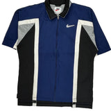 Nike Striped Track Jacket - Medium White Polyester