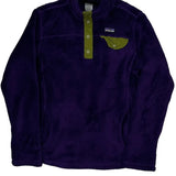 Age 10-12 Patagonia Fleece - Large Purple Polyester