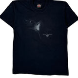 Shop Of Pompano Harley Davidson Graphic T-Shirt - Large Black Cotton