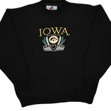 Iowa Hawkeyes Midwest College Sweatshirt - XL Black Polyester Blend