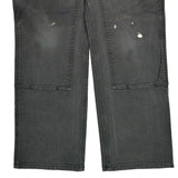 Carhartt Double Knee Carpenter Trousers - 36W 32L Grey Cotton