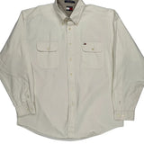 Tommy Hilfiger Shirt - XL Cream Cotton