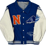 World Series 1974 Unbranded Varsity Jacket - Medium Blue Polyester