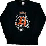 Bengals Nfl Long Sleeve T-Shirt - Medium Black Cotton
