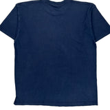 Nike Graphic T-Shirt - Large Blue Cotton