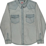 Levis Denim Shirt - XL Light Wash Cotton
