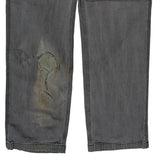 Carhartt Double Knee Carpenter Trousers - 36W 34L Grey Cotton