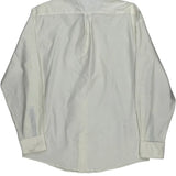 Tommy Hilfiger Slim Fit Shirt - Large White Cotton