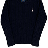 Age 7 Polo By Ralph Lauren Sweater - Small Navy Cotton