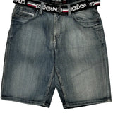 Ecko Unltd Denim Shorts - 32W 11L Gray Denim
