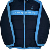 Jordan Spellout Puffer - Large Blue Polyester