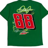 Dale Jr. Nascar T-Shirt - Large Green Cotton