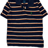 Age 5 Polo By Ralph Lauren Striped Polo Shirt - XS Navy Cotton