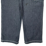 Fubu Cargo Trousers - 38W 34L Blue Cotton