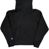 Reverse Weave Champion Hoodie - Large Black Cotton