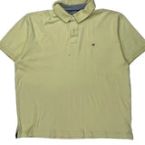 Tommy Hilfiger Polo Shirt - Large Yellow Cotton