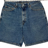 Levis Denim Shorts - 34W 10L Blue Cotton