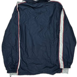 Nike Striped Windbreaker - XL Red Polyester