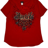 Yellowstone Harley Davidson T-Shirt - Medium Red Cotton