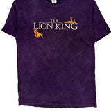 The Lion King Disney Cartoon T-Shirt - 2XL Purple Cotton