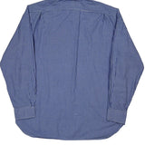 Polo By Ralph Lauren Checked Shirt - Large Blue Cotton