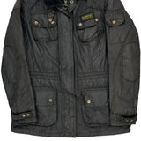 Barbour International Jacket - Small Black Cotton Blend