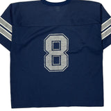 Dallas Cowboys Logo 7 Football Football Jersey - Large Navy Polyester
