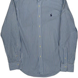 Polo By Ralph Lauren Slim Fit Shirt - Medium Blue Cotton