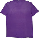 Single Stitch 10K Bonne Bell 5K Hanes Graphic T-Shirt - Large Purple Cotton Blend