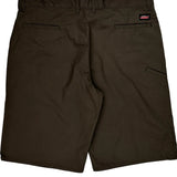 Dickies Chino Shorts - 40W 10L Brown Polyester Blend
