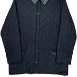 New Eskdale Barbour Quilted Jacket - Large Navy Polyester