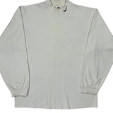 Made In USA Nike Long Sleeve T-Shirt - Large White Cotton