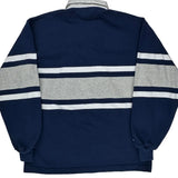 Rugby Wear Barbarian Striped Rugby Shirt - XL Blue Cotton