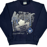 Toronto Maple Leafs Gildan Graphic Sweatshirt - Large Navy Cotton Blend
