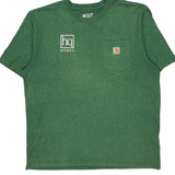 Hunter Quinn Homes Carhartt T-Shirt - XL Green Cotton
