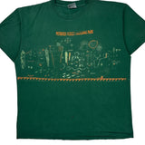 Petrified Forest National Park Oneita Graphic T-Shirt - XL Green Cotton