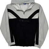 Champion Spellout Windbreaker - Medium Black Polyester