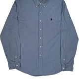 Ralph Lauren Checked Shirt - XL Blue Cotton