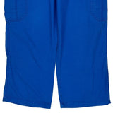 Carhartt Cargo Pants - Large Blue Cotton Blend